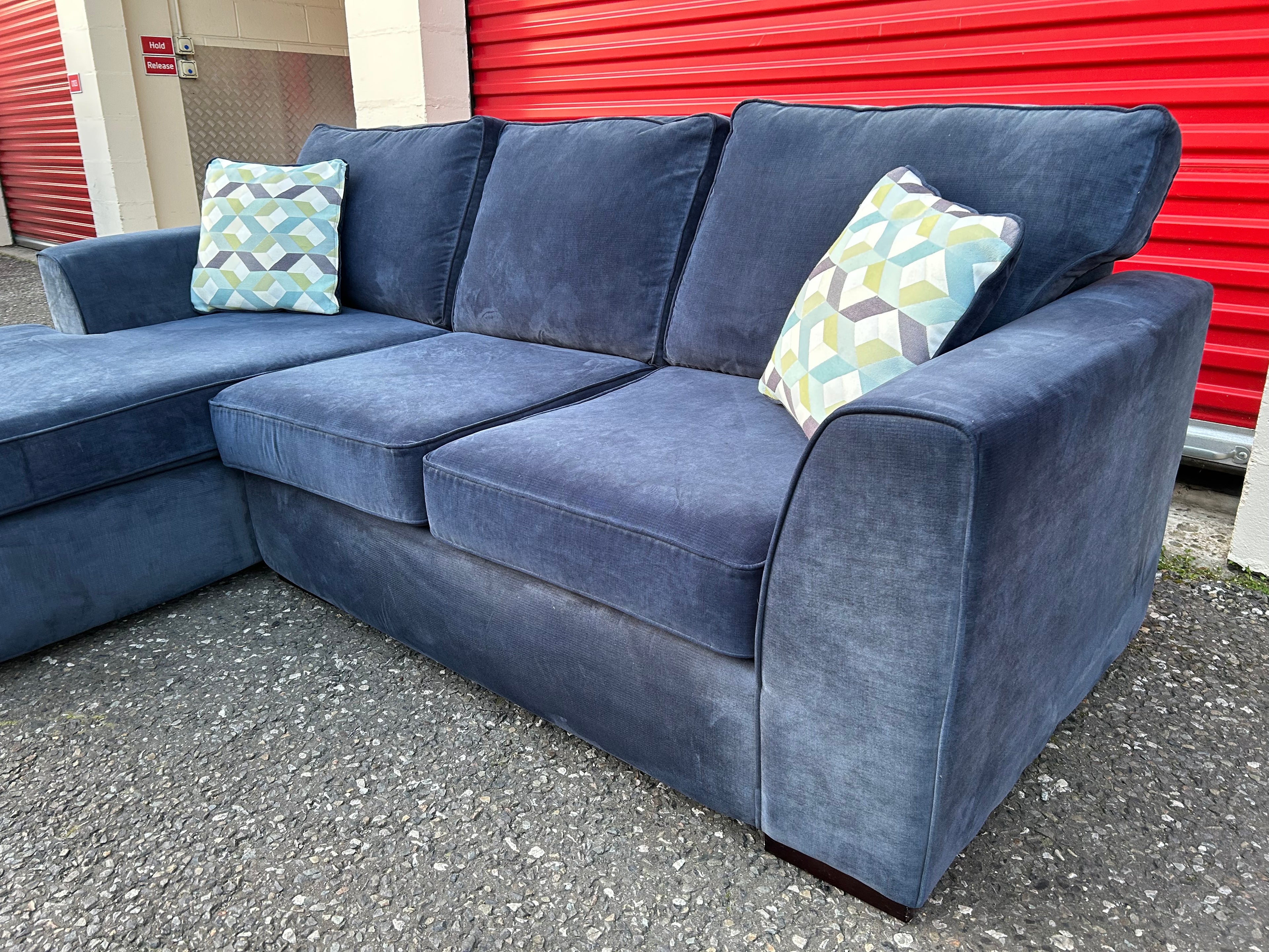 Blue ScS Corner Sofa