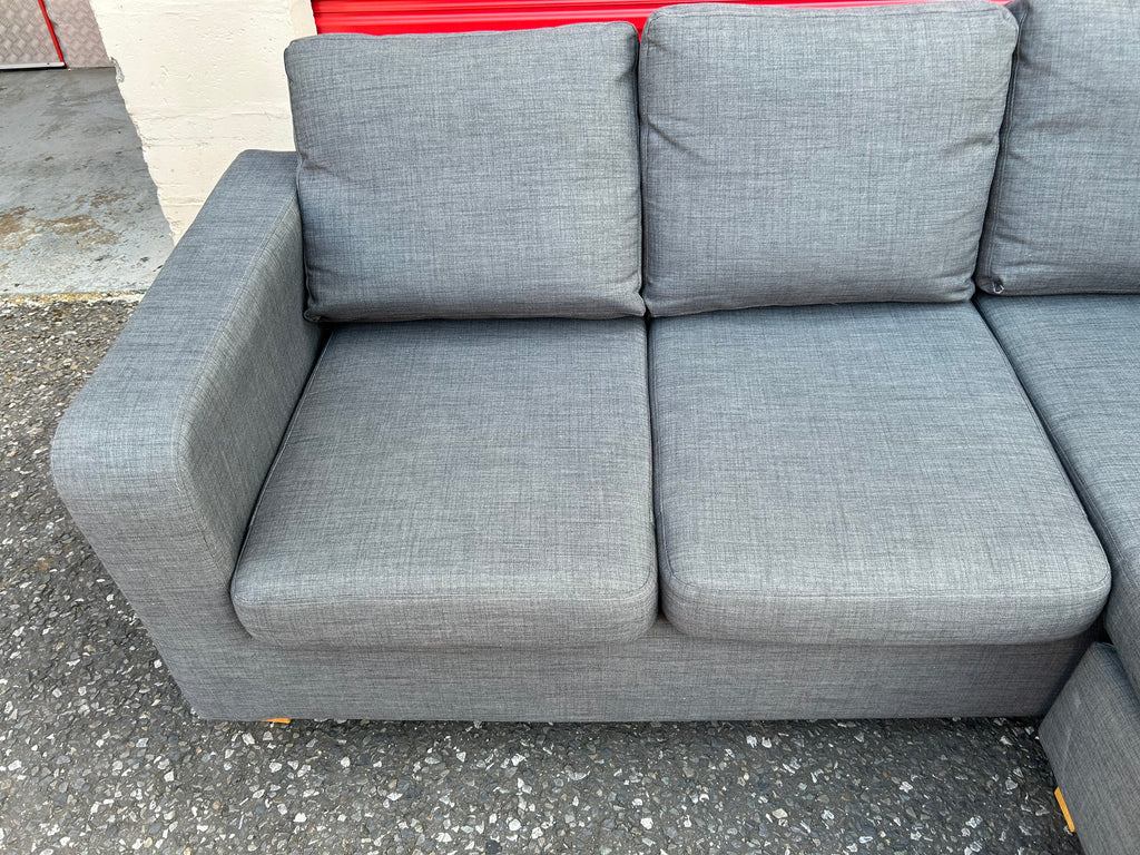 Grey L Shape Sofa