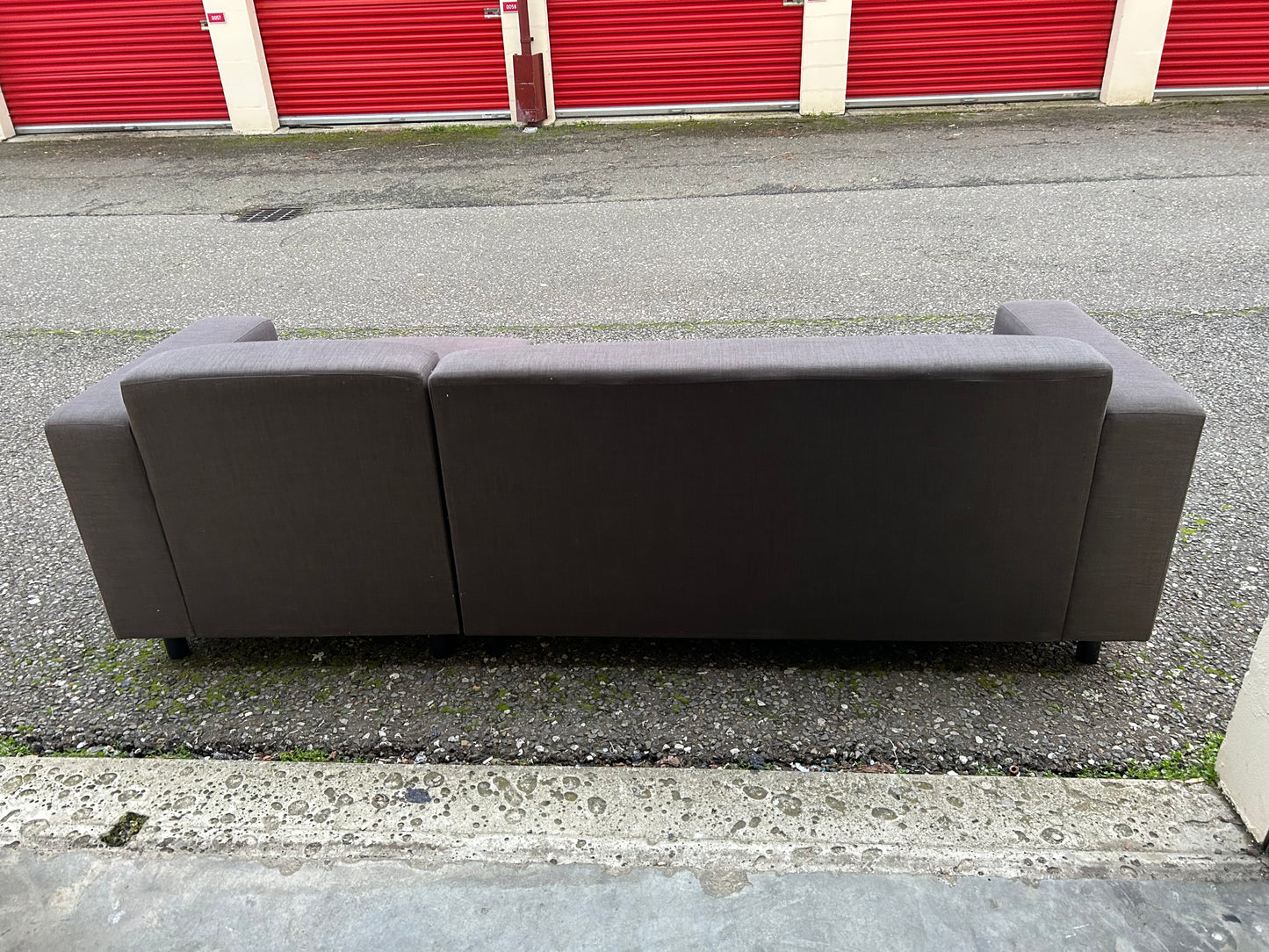 Grey L Shape Sofa