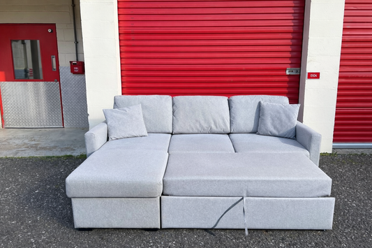 Light Grey Habitat Corner Sofa Bed