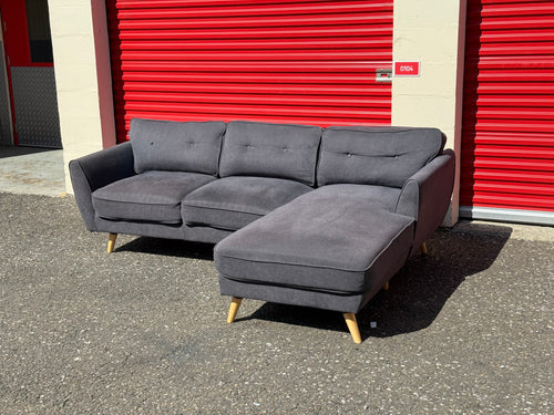 Dark Grey Corner Sofa