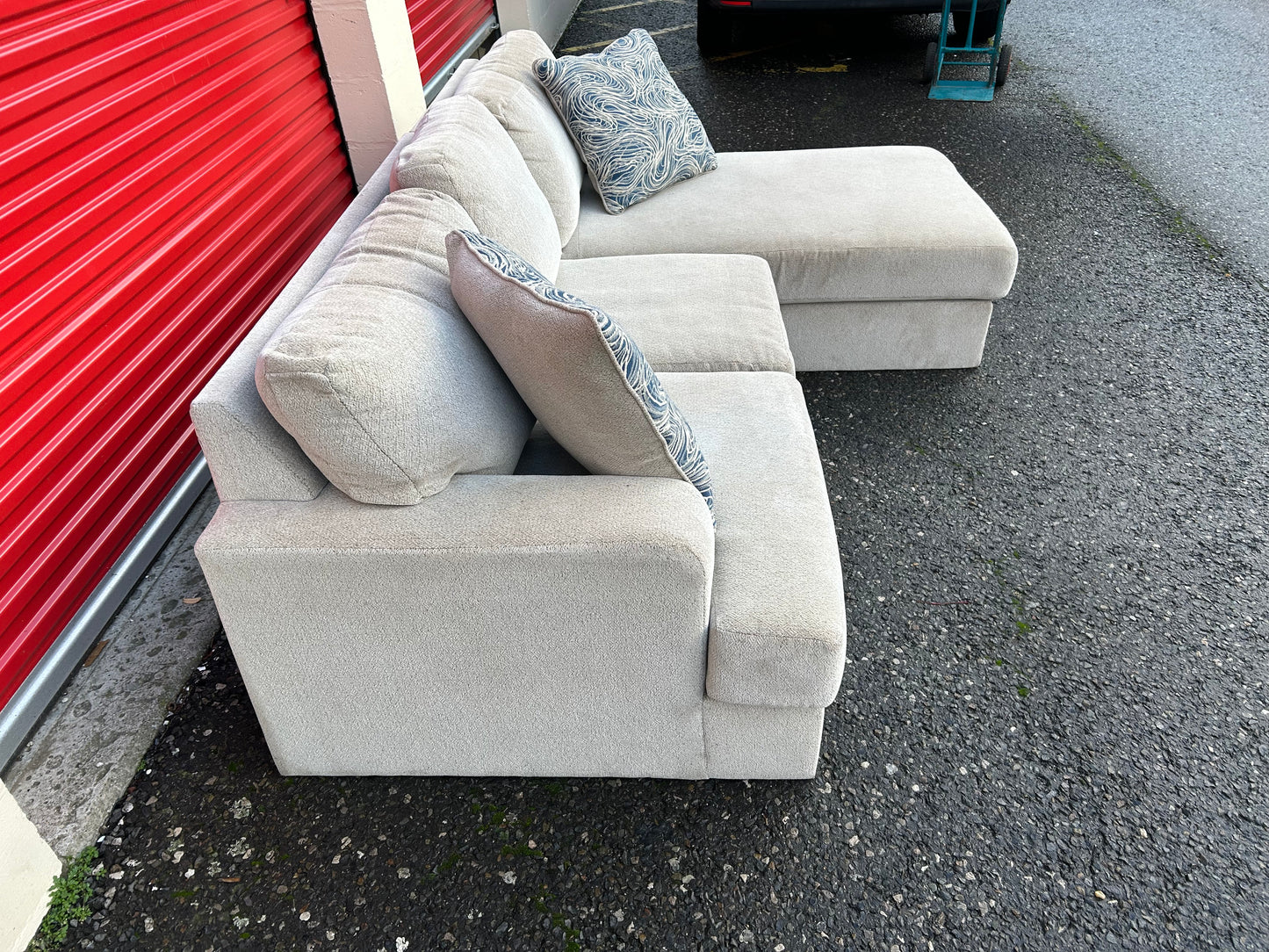 Beige Ashley Corner Sofa