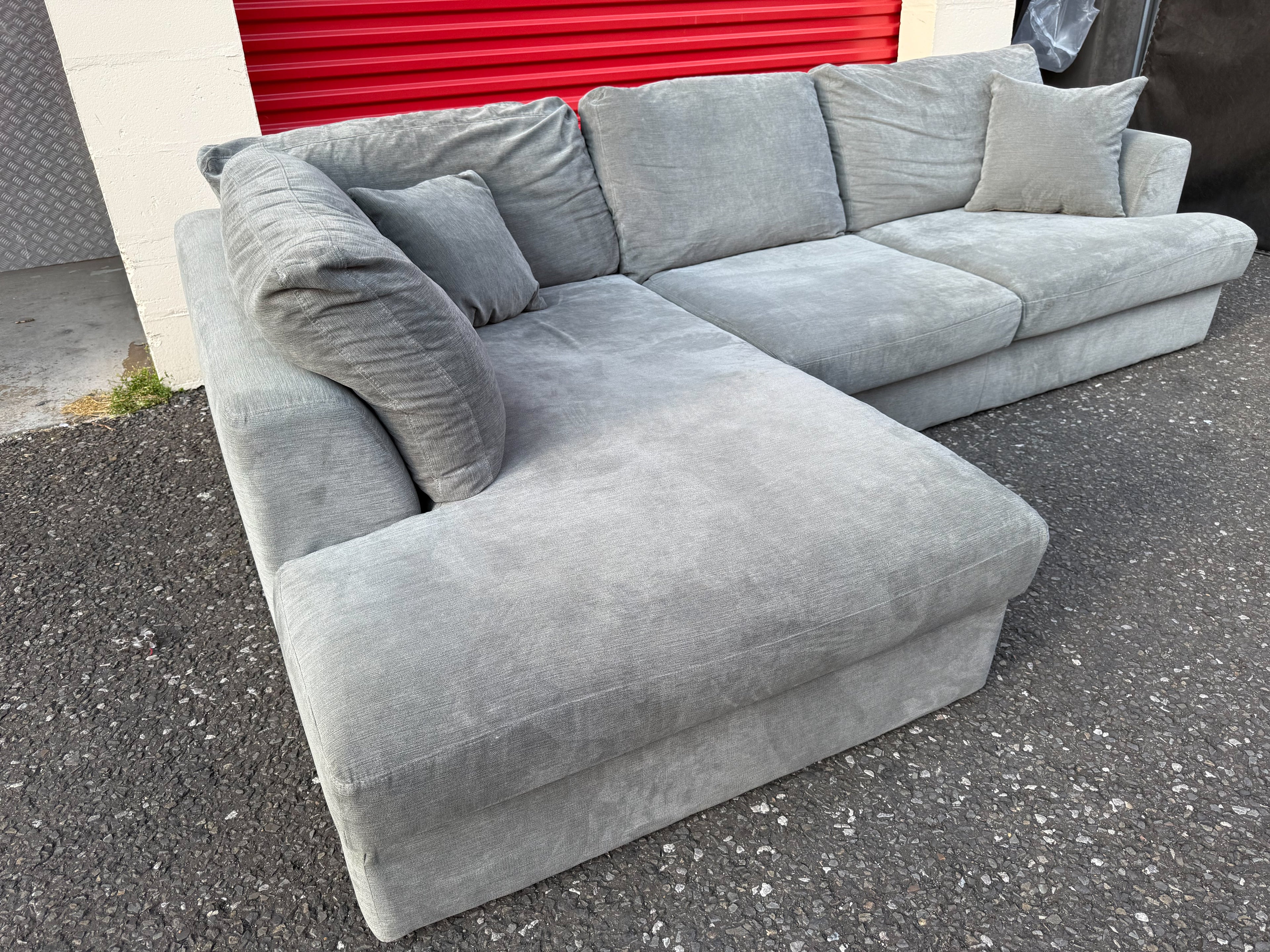 Next Stratus Grey Corner Sofa