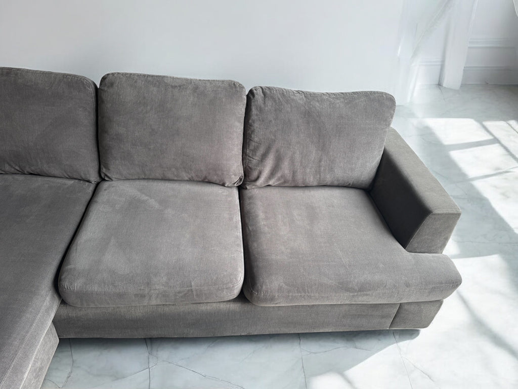 DFS Freya Grey Corner Sofa