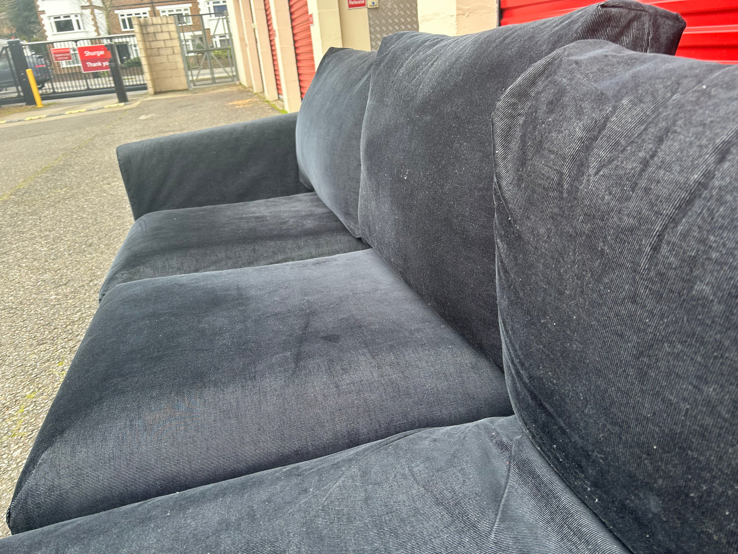 Dark Blue IKEA Vimle Corner Sofa