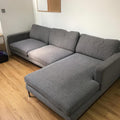 Grey L Shape Sofa David Phillips