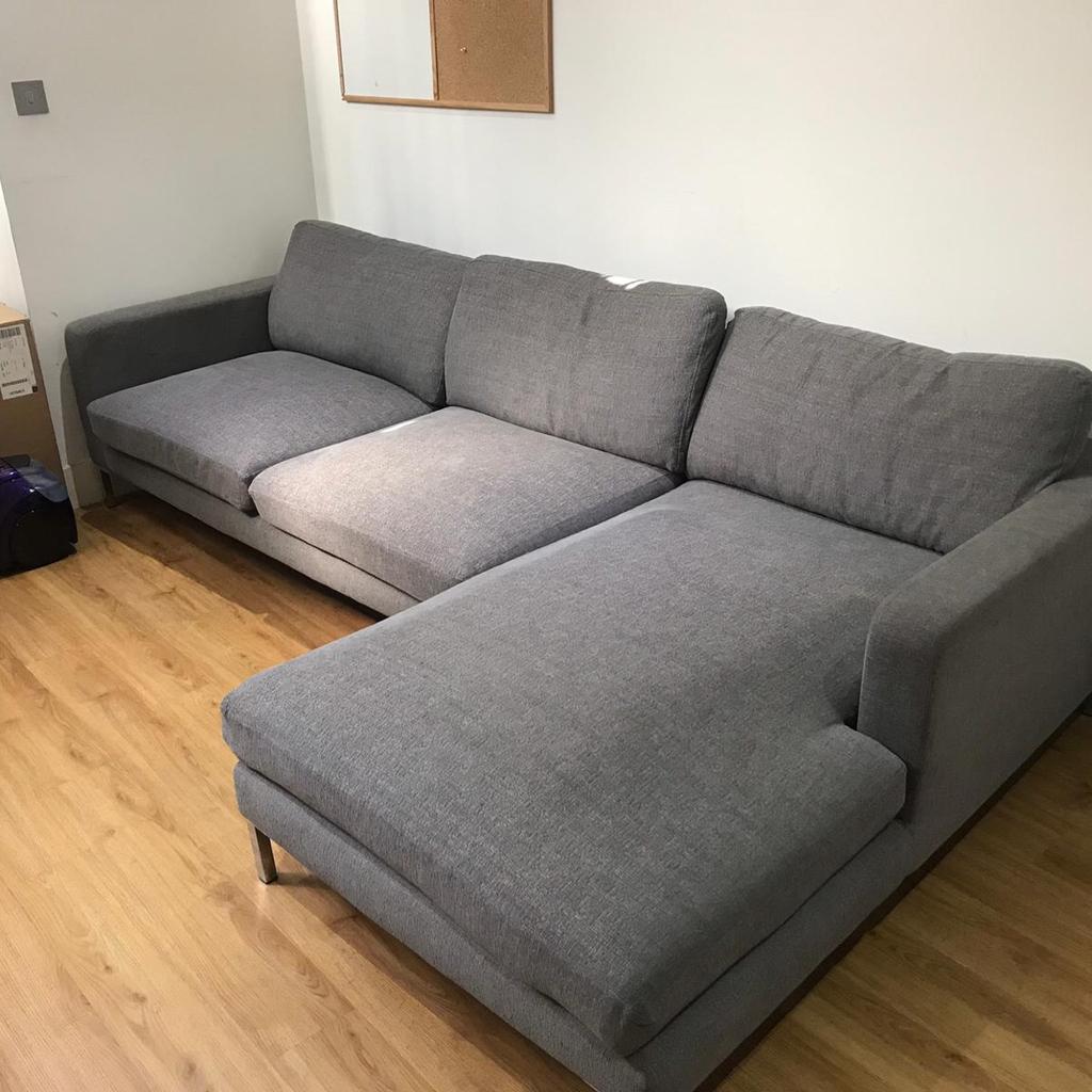 Grey L Shape Sofa David Phillips