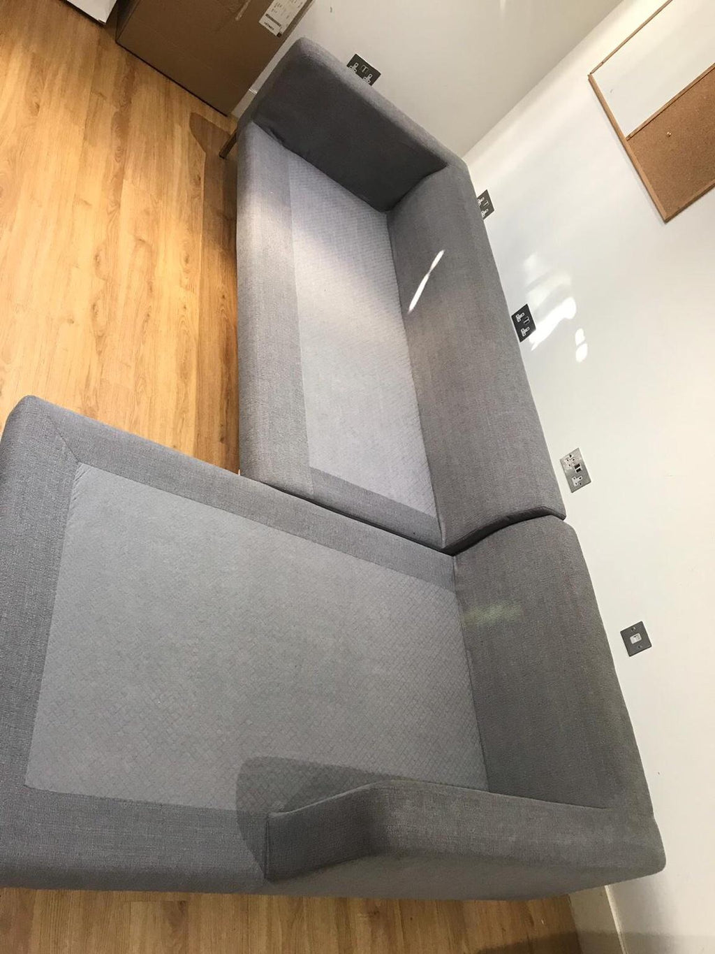 Grey L Shape Sofa David Phillips