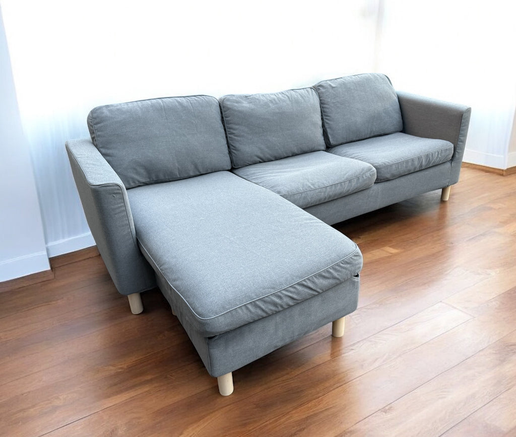 Grey IKEA L Shape Sofa