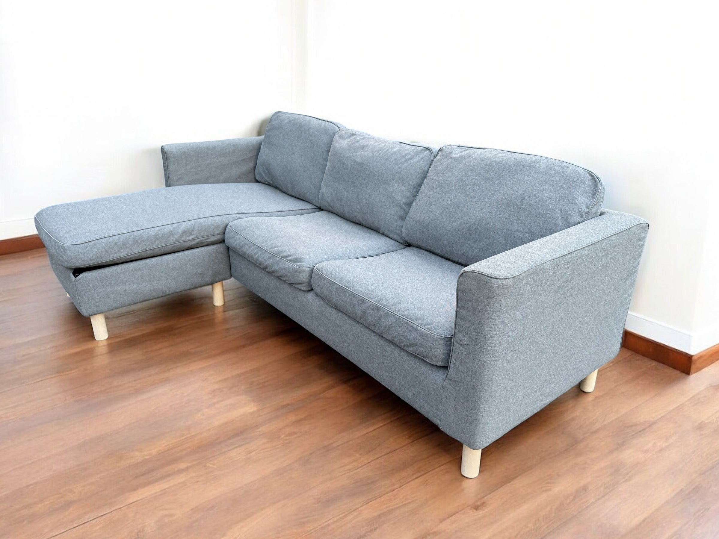 Grey IKEA L Shape Sofa