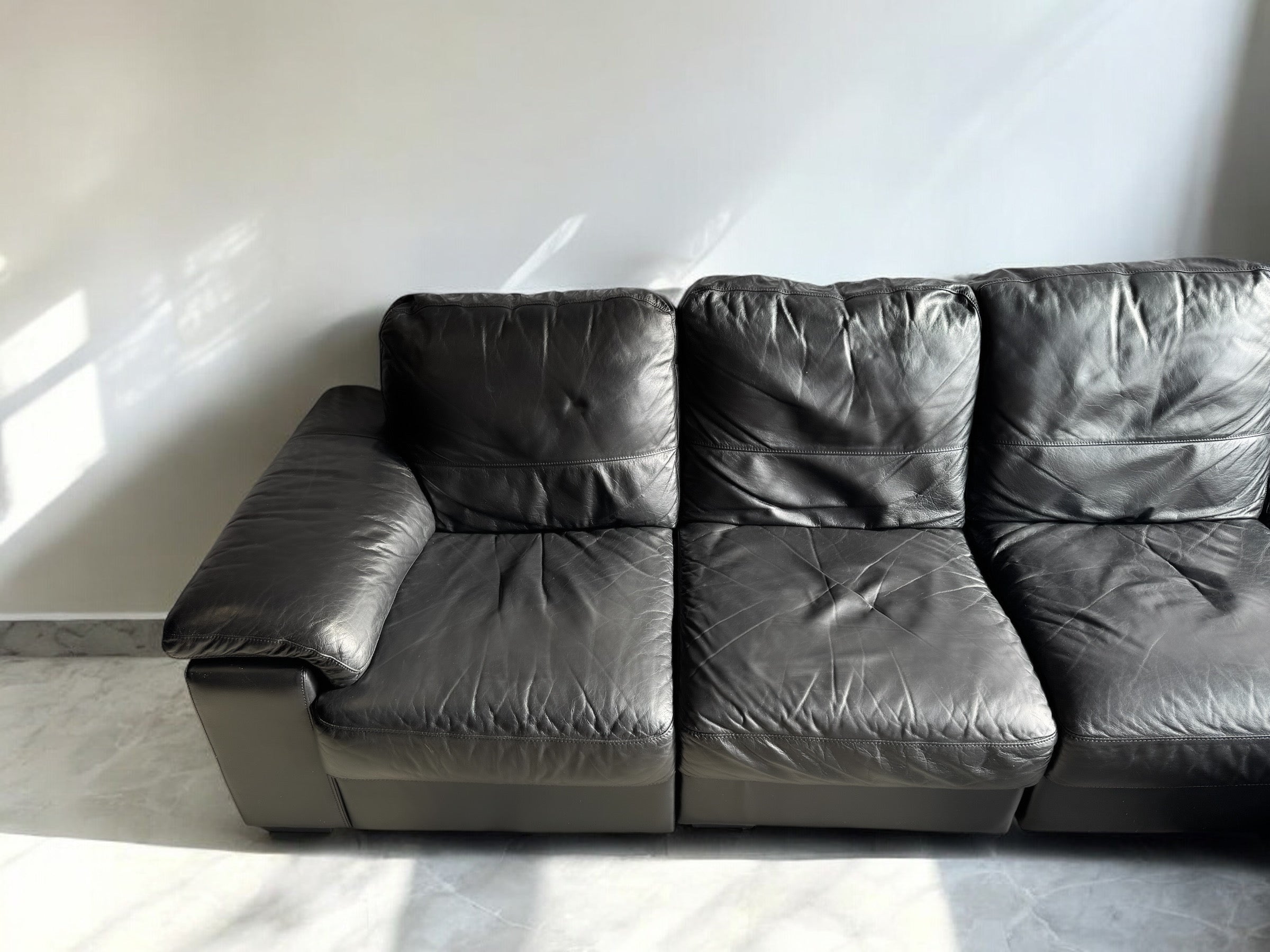 Genuine Leather Modular Sofa