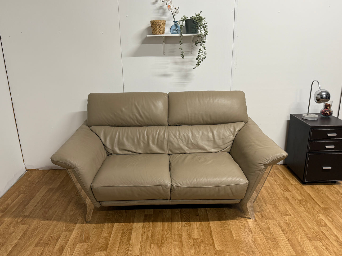 Italian Leather 2 Seater Sofa