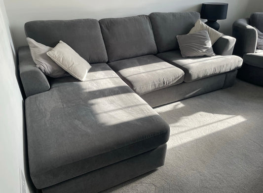 Grey DFS Freya Corner Sofa