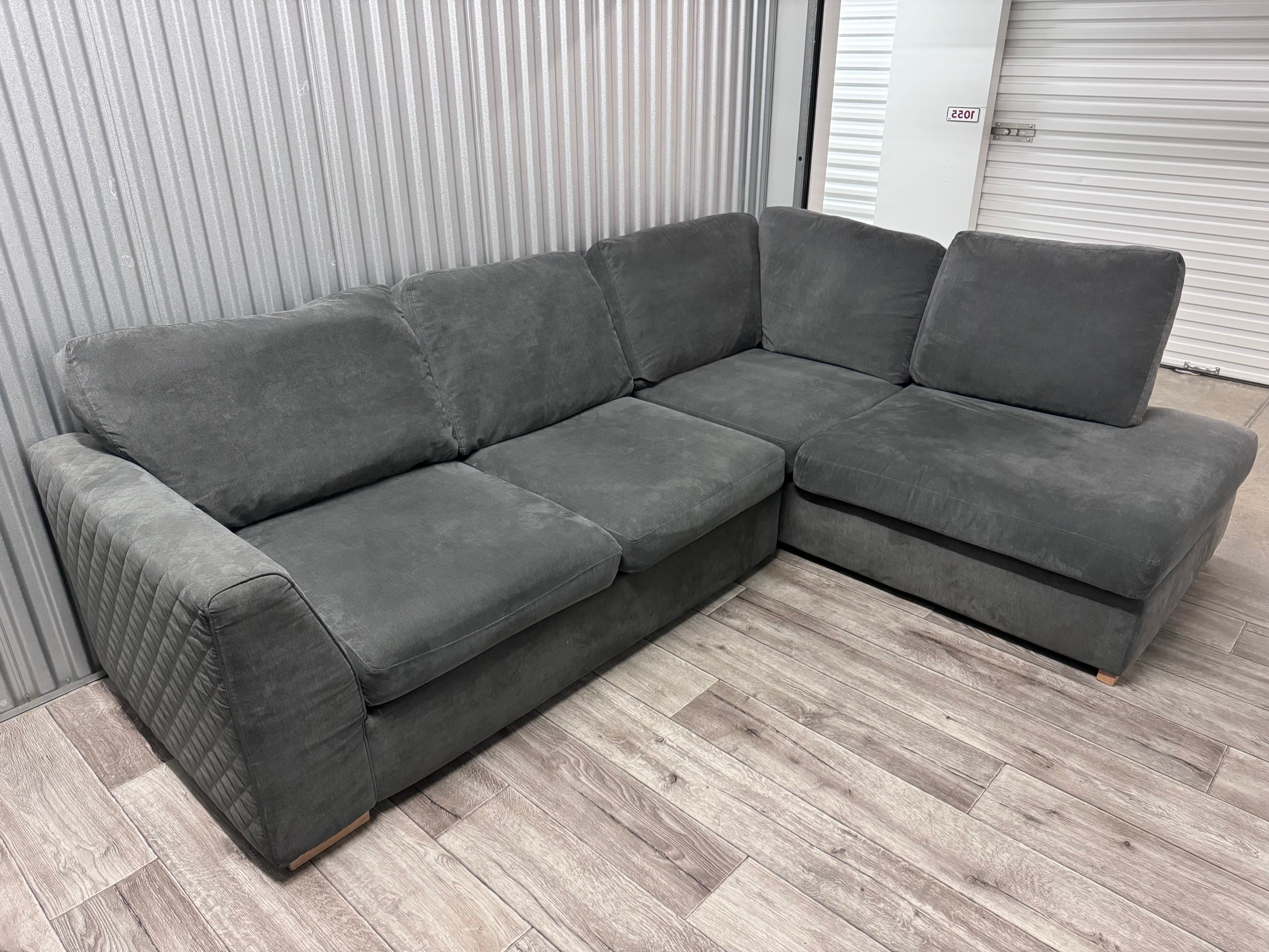 Grey DFS Orka Corner Sofa