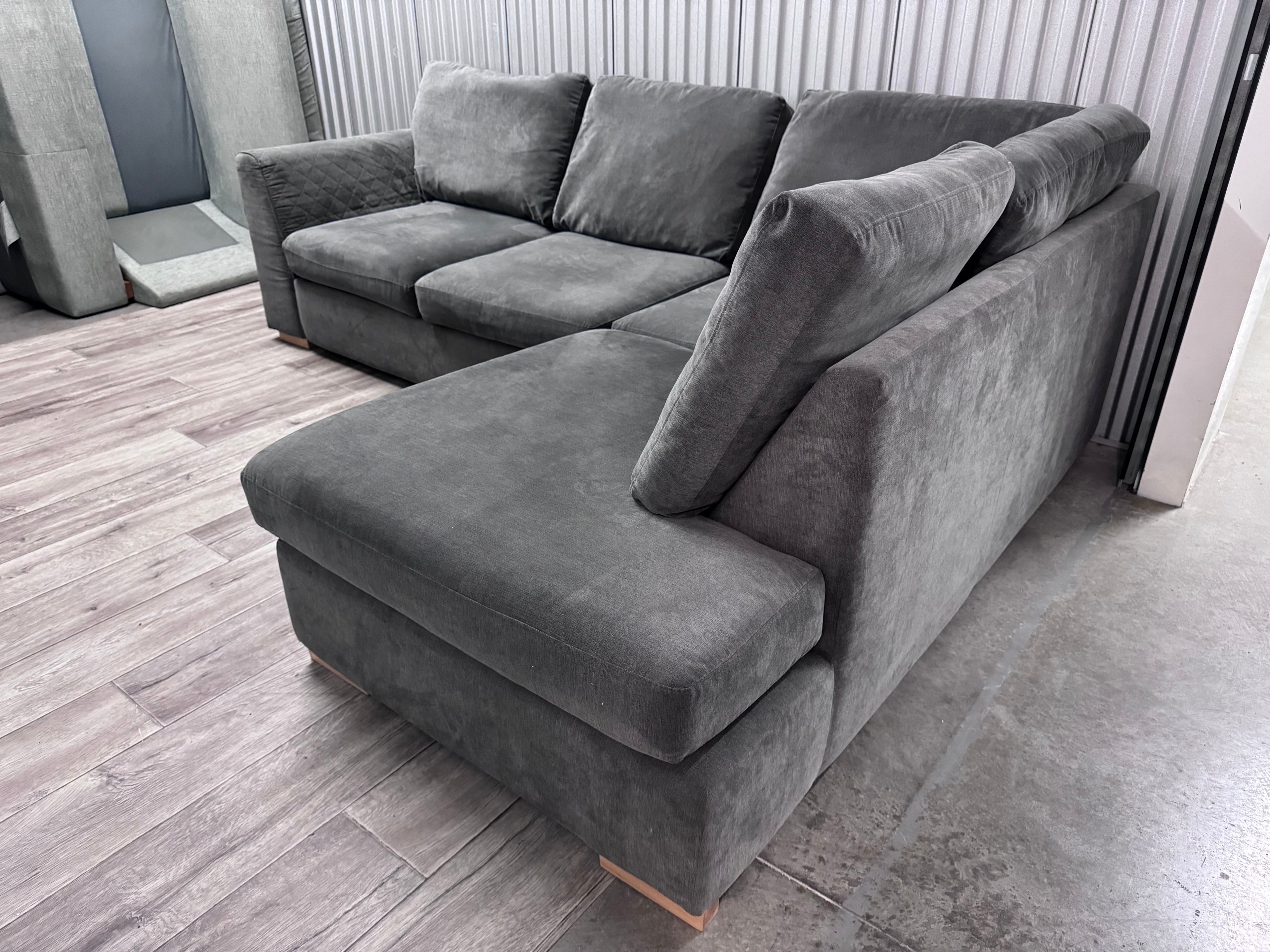 Grey DFS Orka Corner Sofa