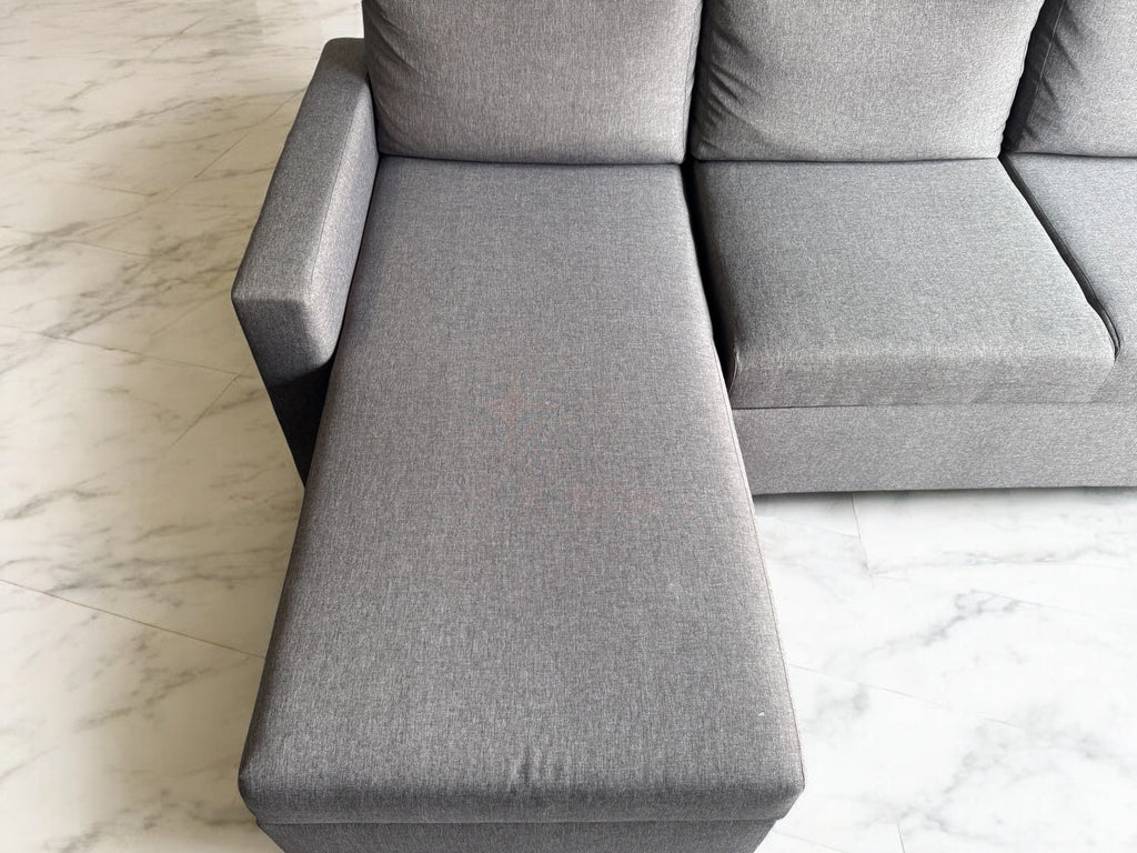 Grey L Shape Sofa Bed