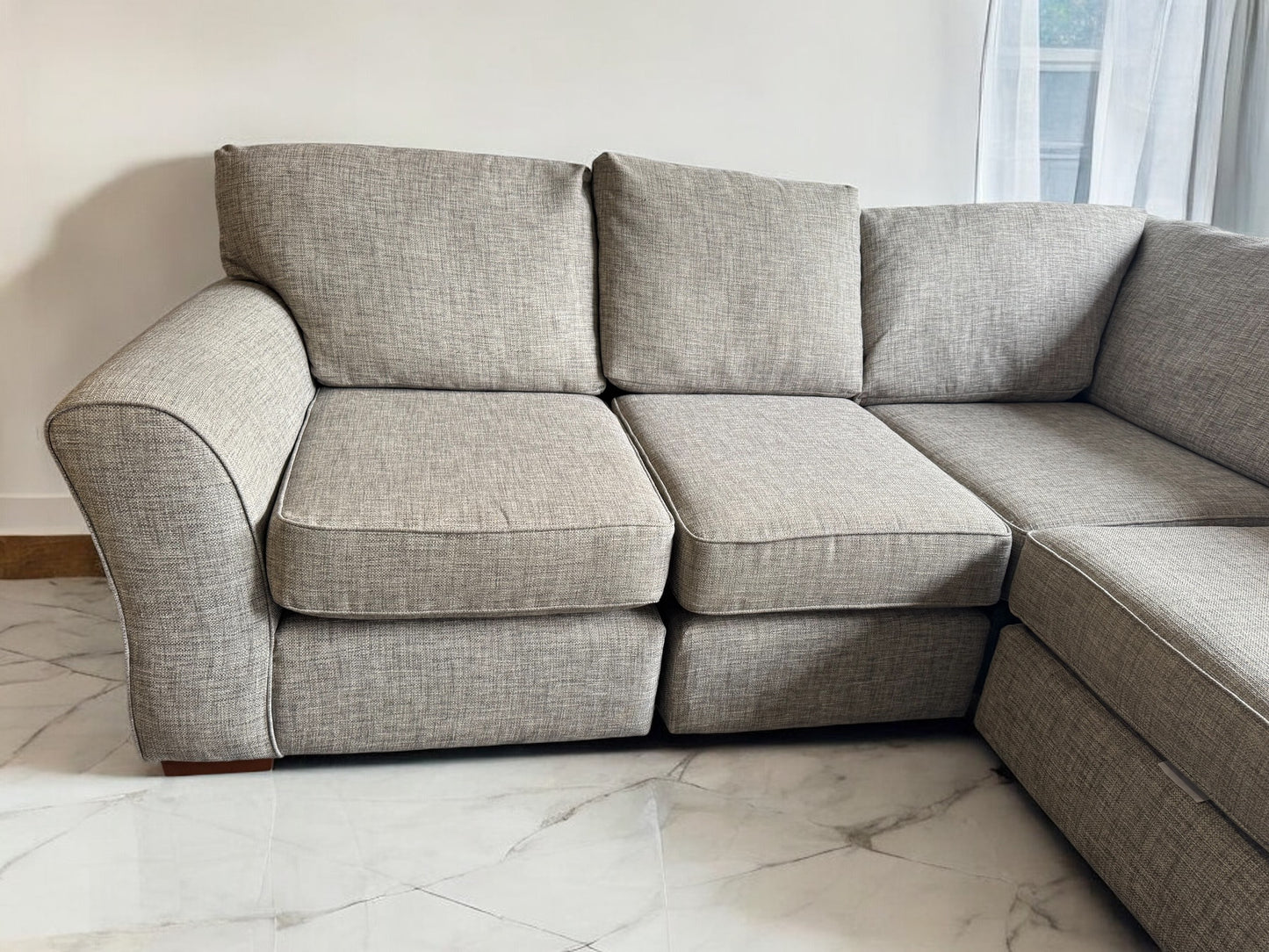 Grey Next Modular Corner Sofa