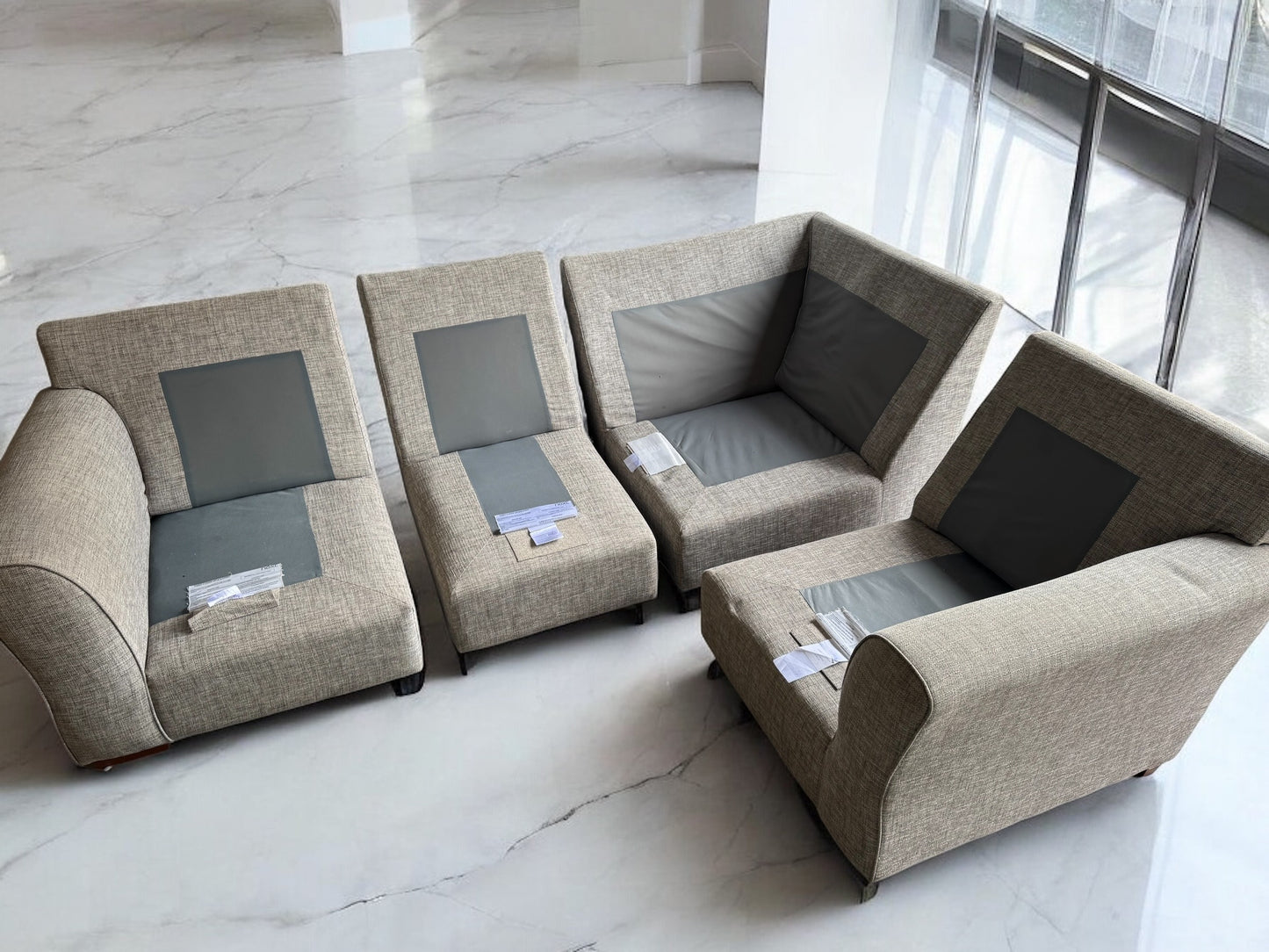 Grey Next Modular Corner Sofa