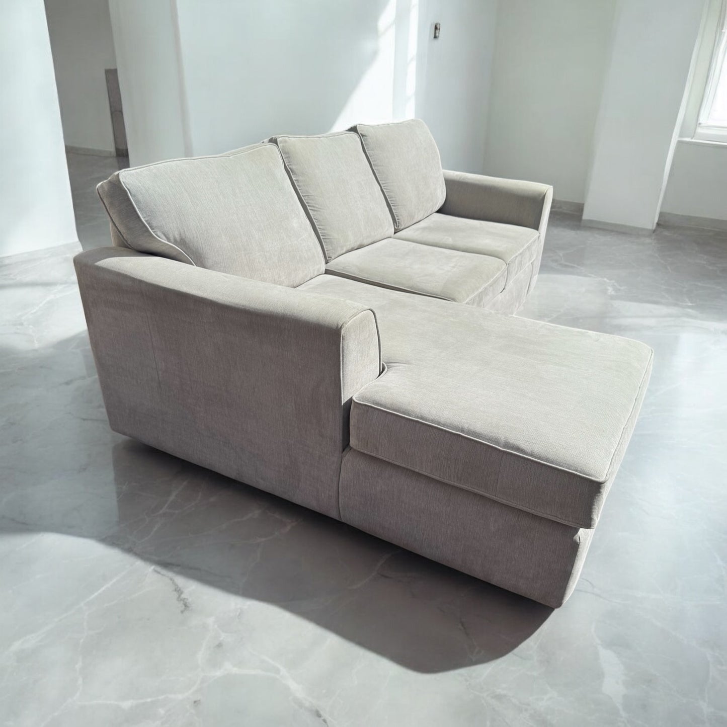 Light Grey Next L Shape Sofa