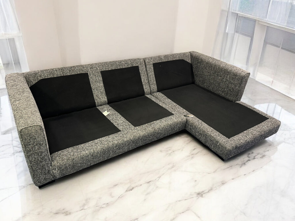Dark Grey Sofology L Shape Sofa