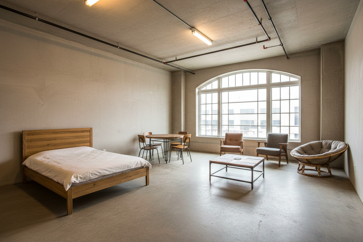 warehouse should be much smaller with less stock